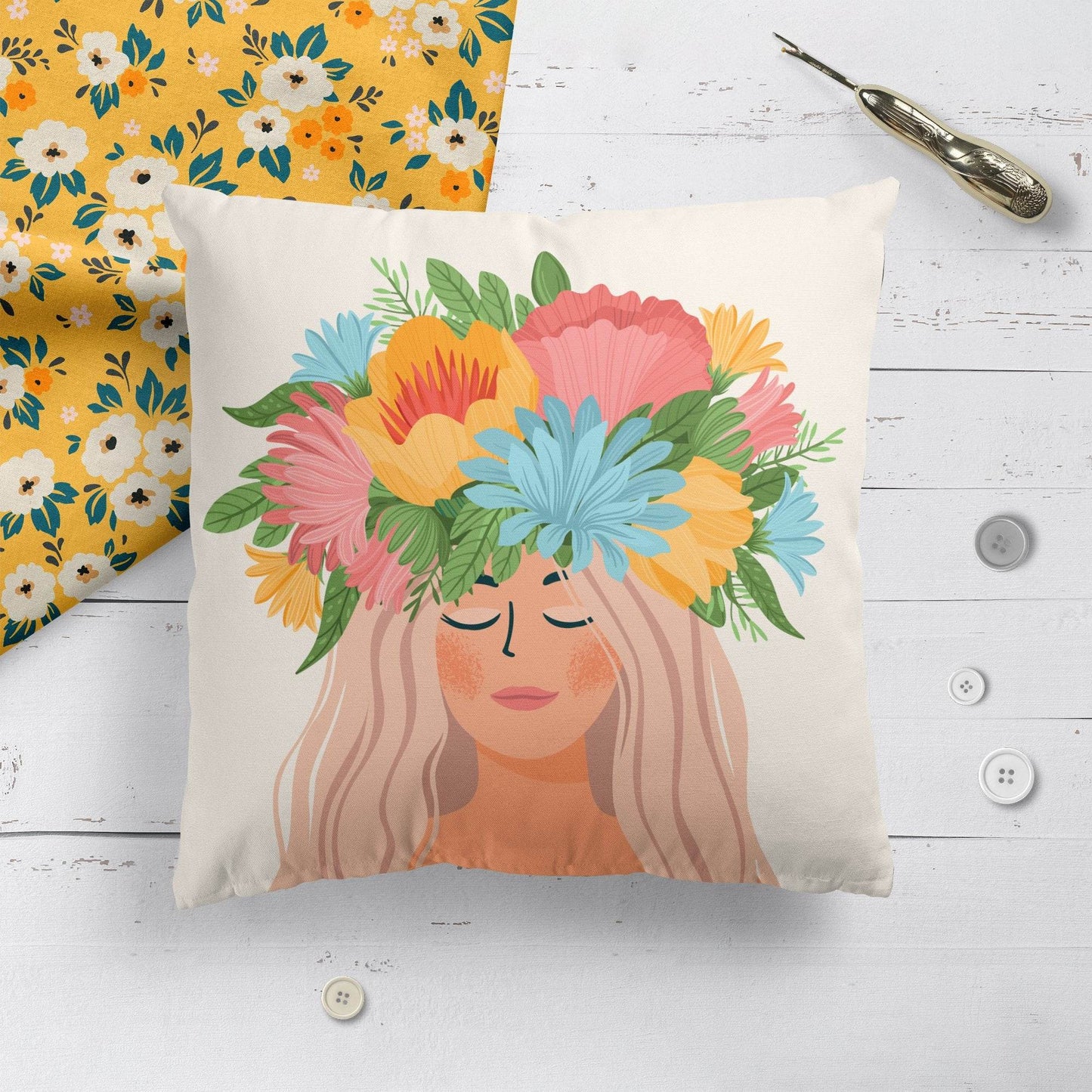 Frida Kahlo Inspired Pillow - HypeSheriff Europe