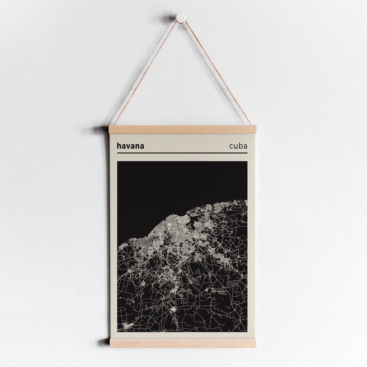 Havana, Cuba Map Poster - HypeSheriff Europe