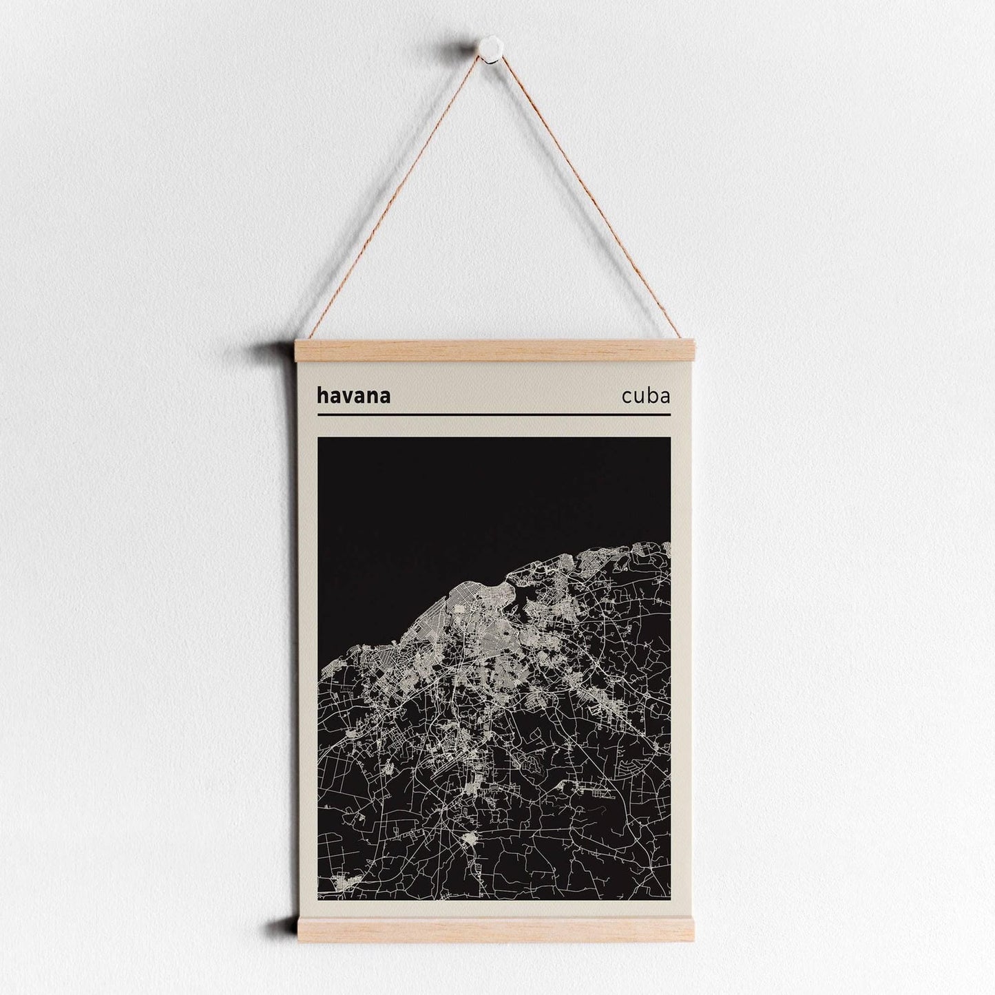 Havana, Cuba Map Poster - HypeSheriff Europe