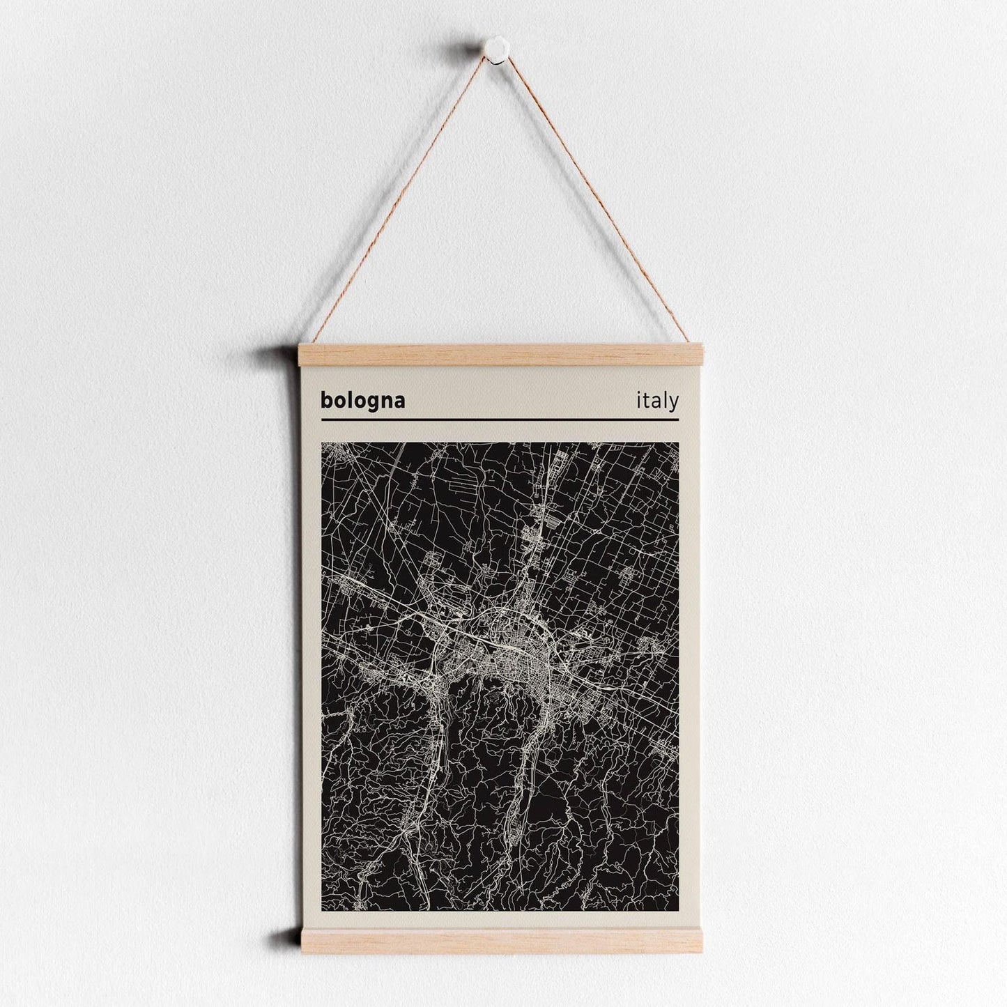 Bologna, Italy Map Poster - HypeSheriff Europe