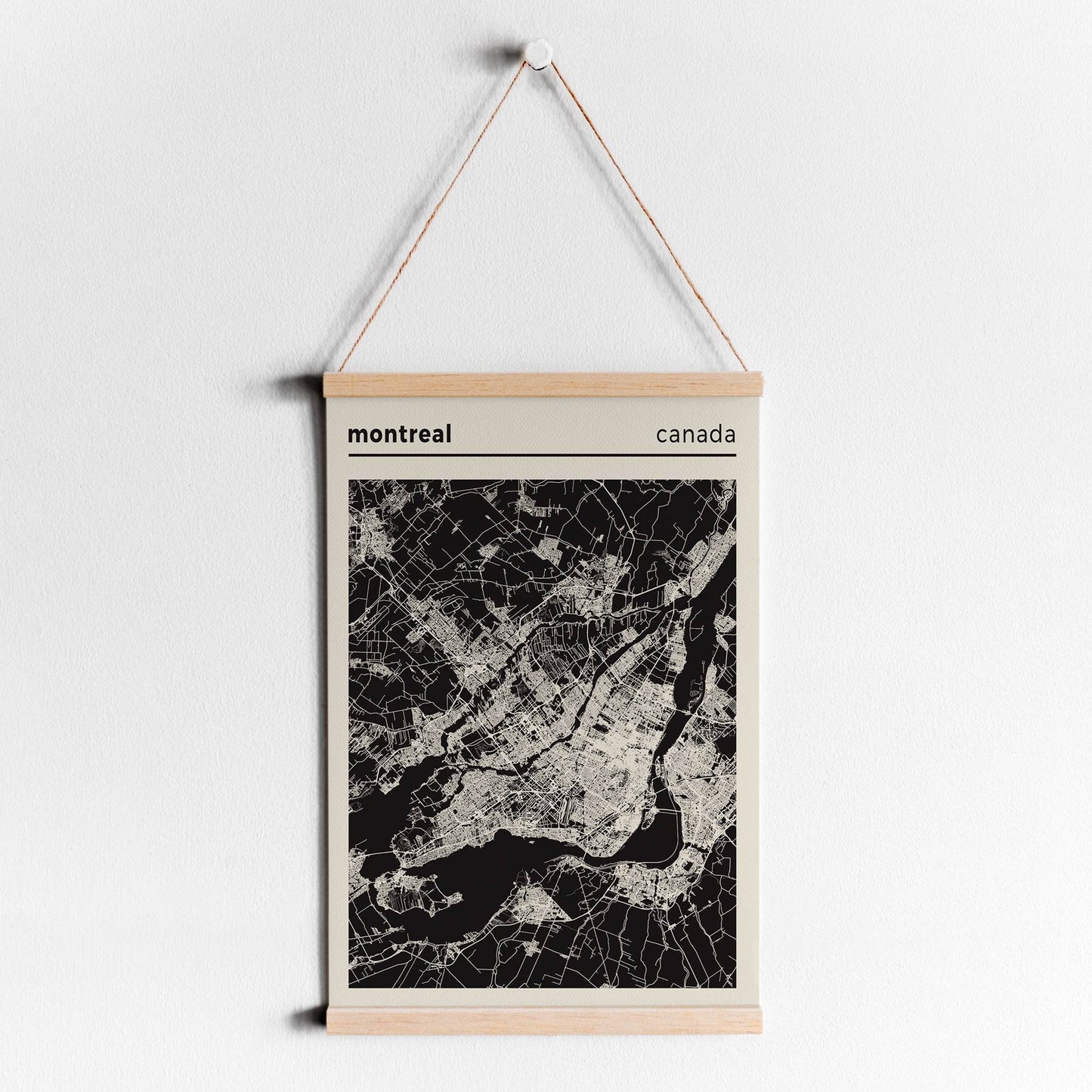 Montreal, Canada Map Poster - HypeSheriff Europe