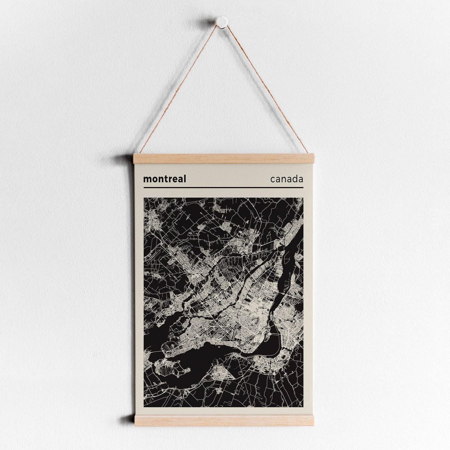 Montreal, Canada Map Poster - HypeSheriff Europe