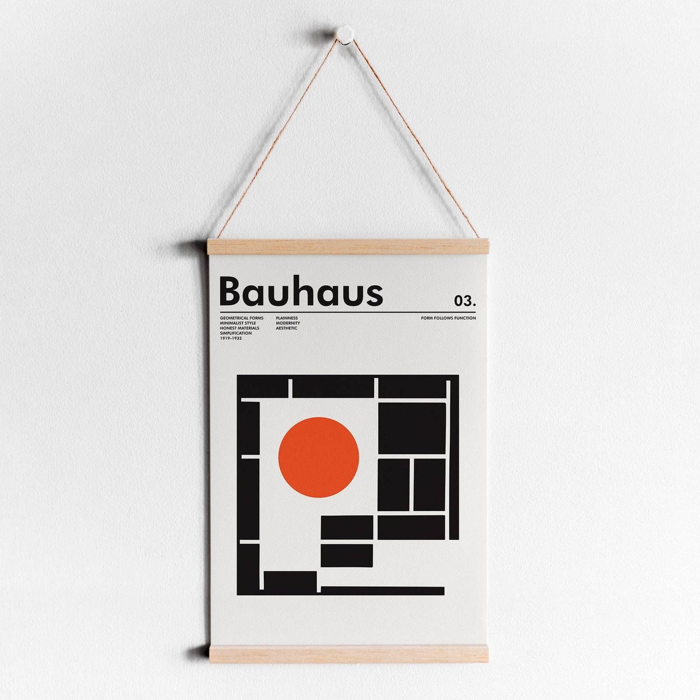 Geometric Bauhaus Poster Print - HypeSheriff Europe