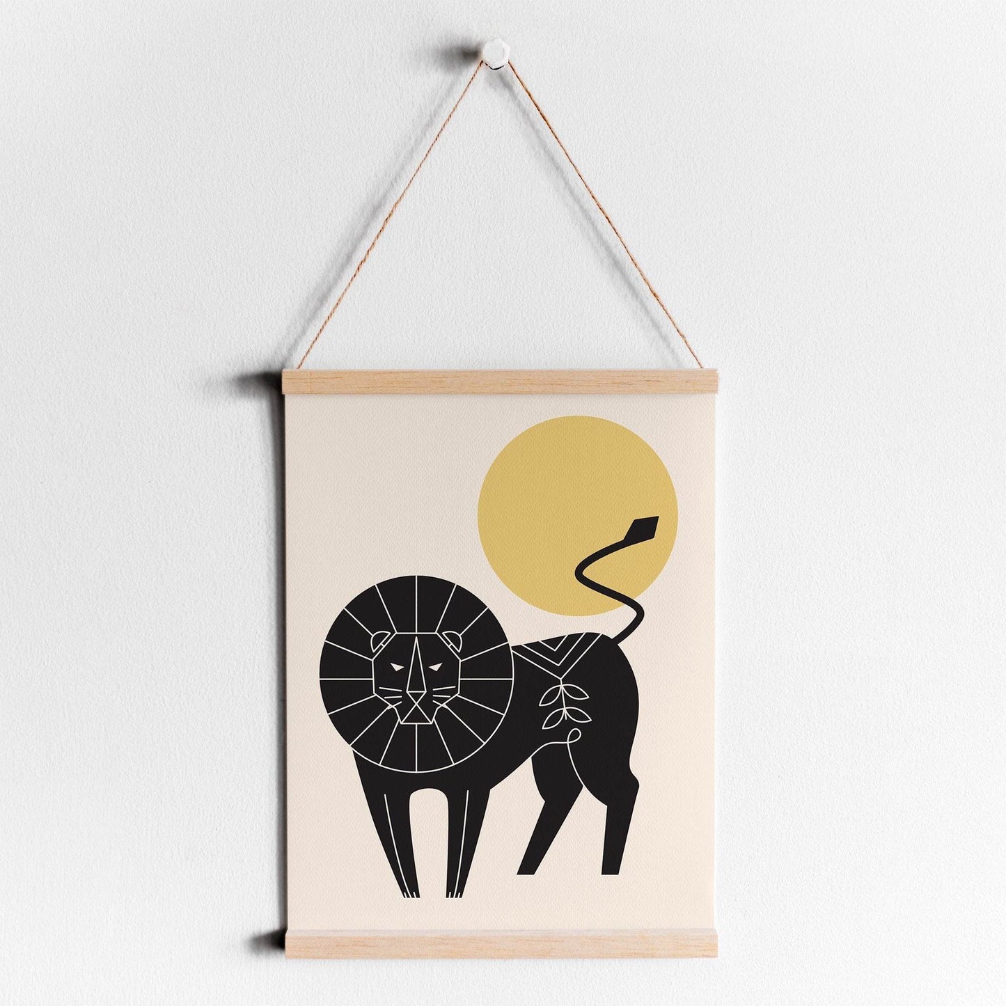 Geometric Lion Illustration - HypeSheriff Europe