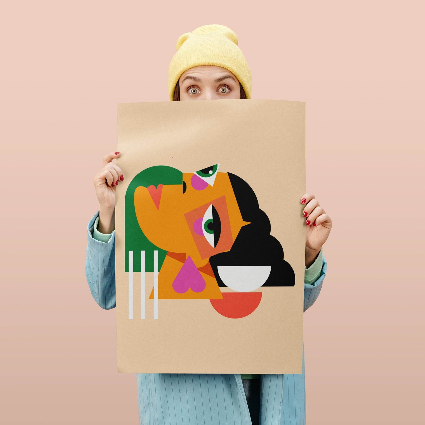 Minimalist Cubism Poster - HypeSheriff Europe