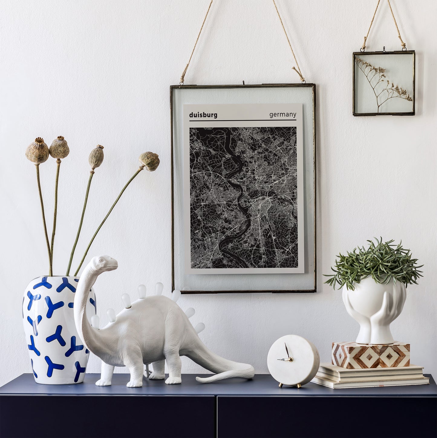 Duisburg Germany Map Poster