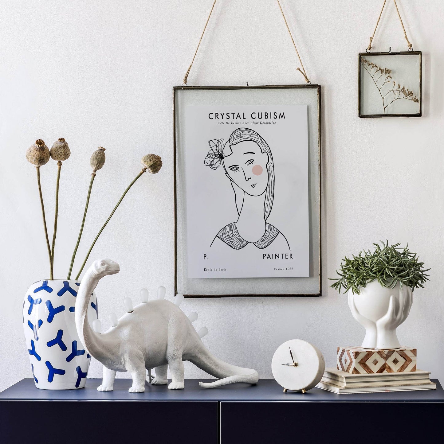 Line Art Woman - Cubism Poster - HypeSheriff Europe