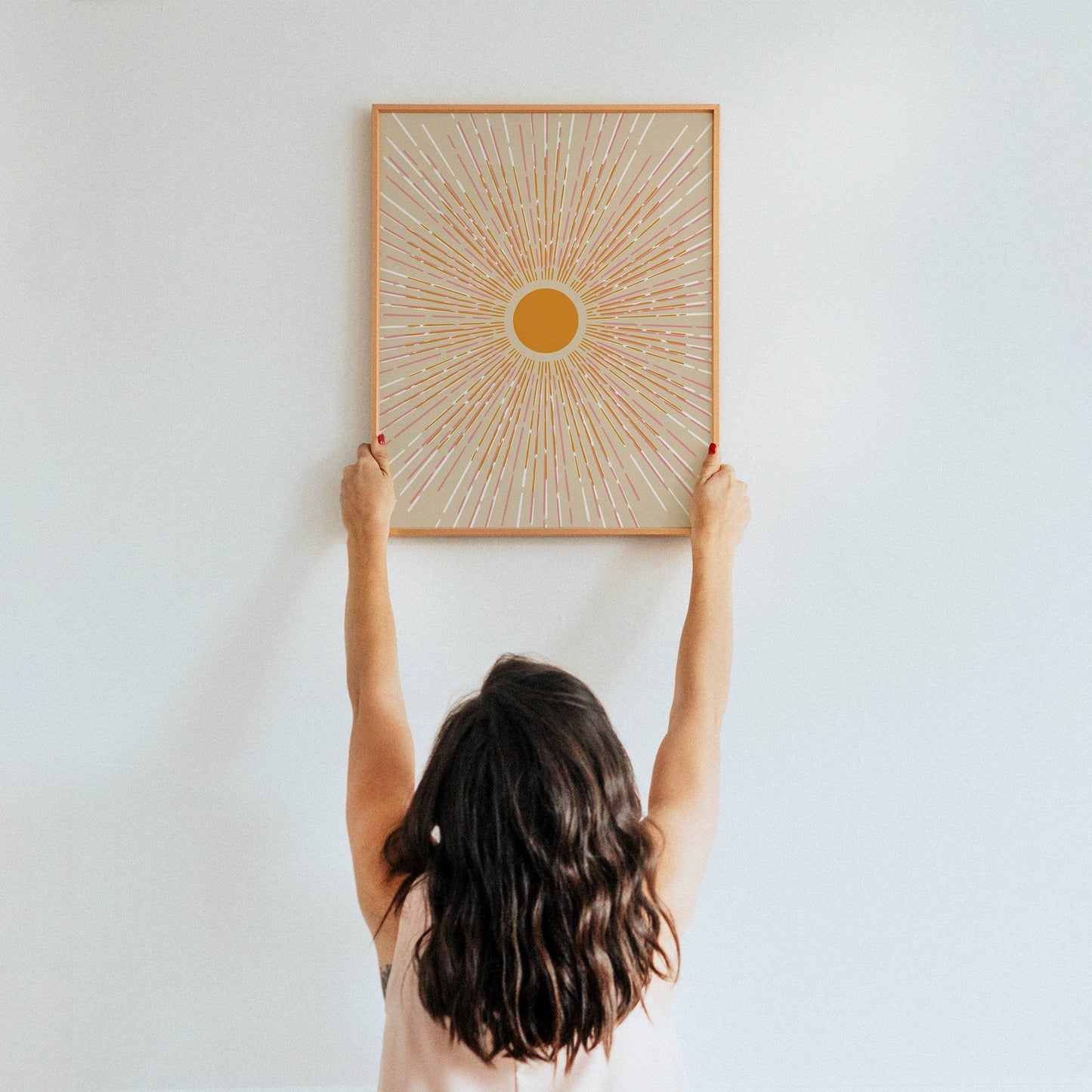 Eclectic Sunset - Calming Art Print - Framed or Unframed - HypeSheriff Europe