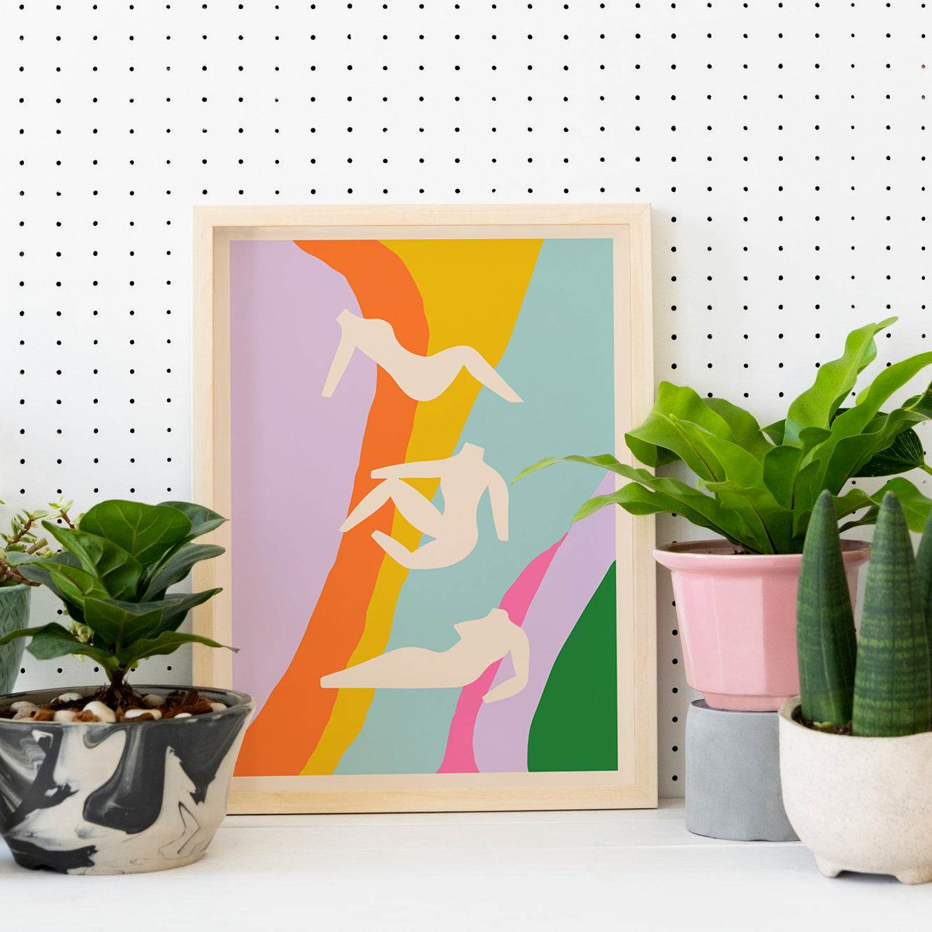 Hommage à Picasso Pastel Poster - HypeSheriff Europe