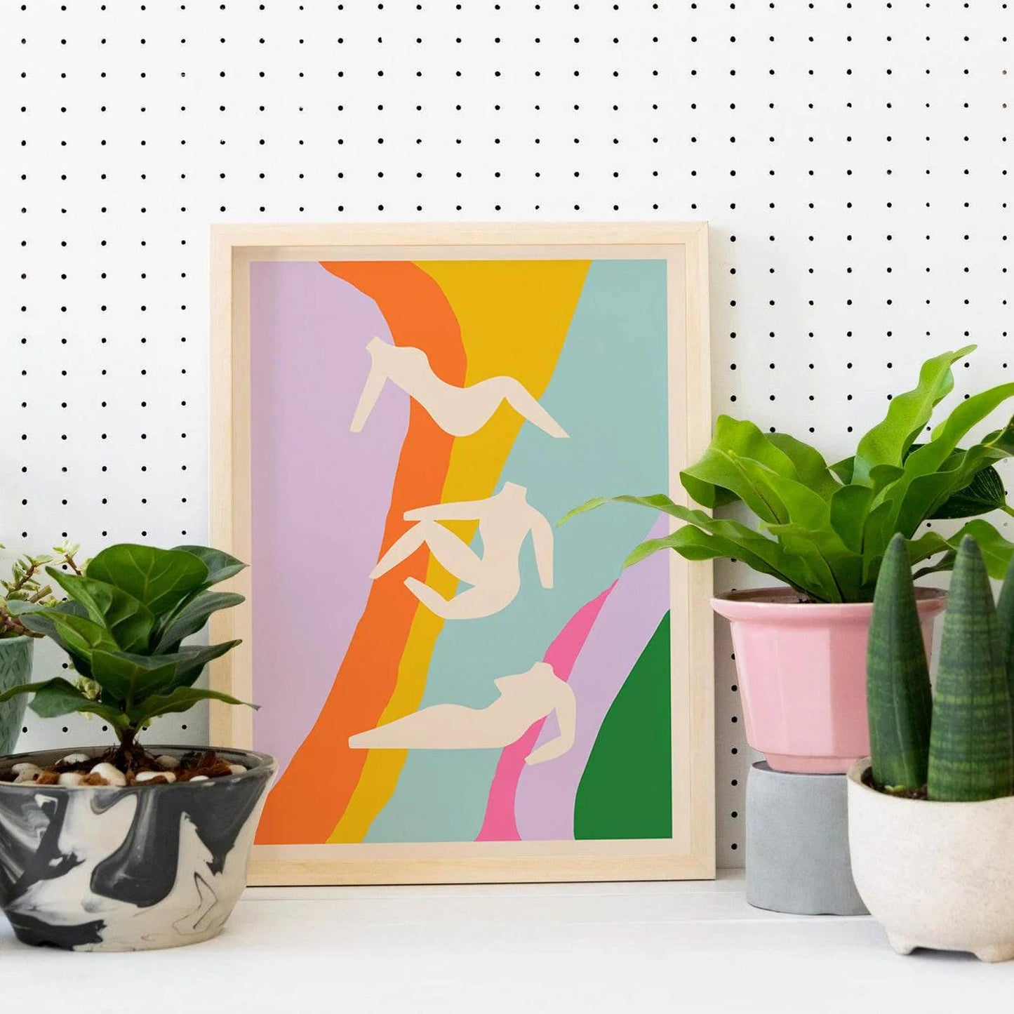 Hommage à Picasso Pastel Poster - HypeSheriff Europe