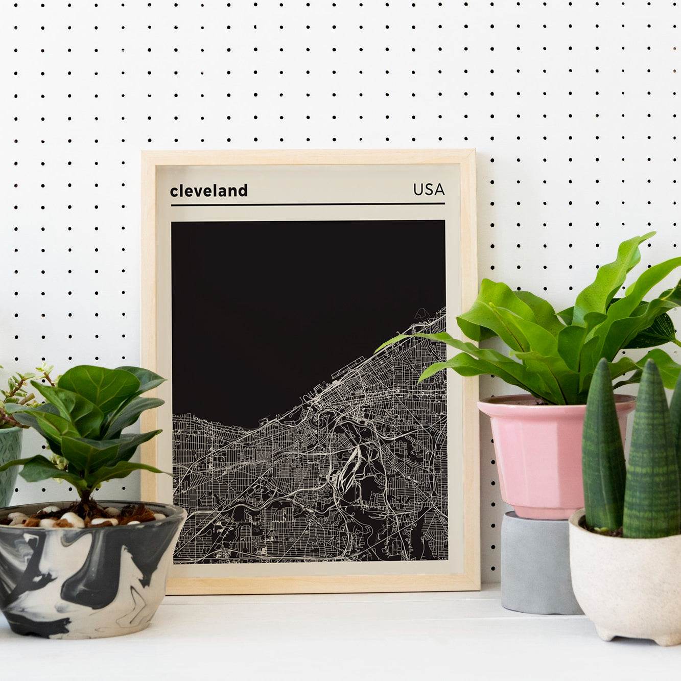 Cleveland Map Poster - HypeSheriff Europe