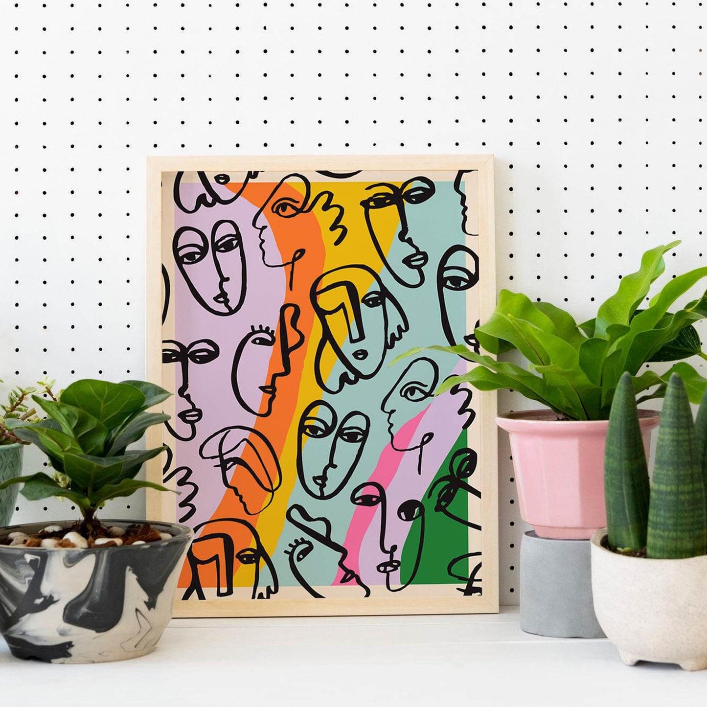 Hommage à Picasso Line Art Poster - HypeSheriff Europe