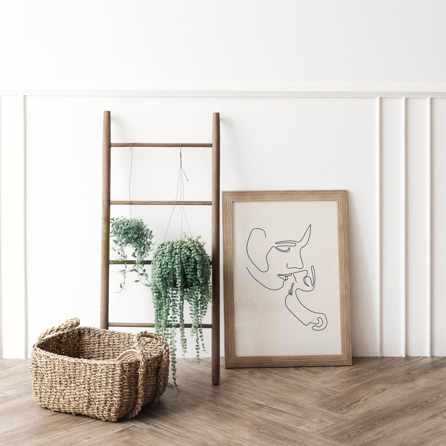 Line Art Couple Print - HypeSheriff Europe