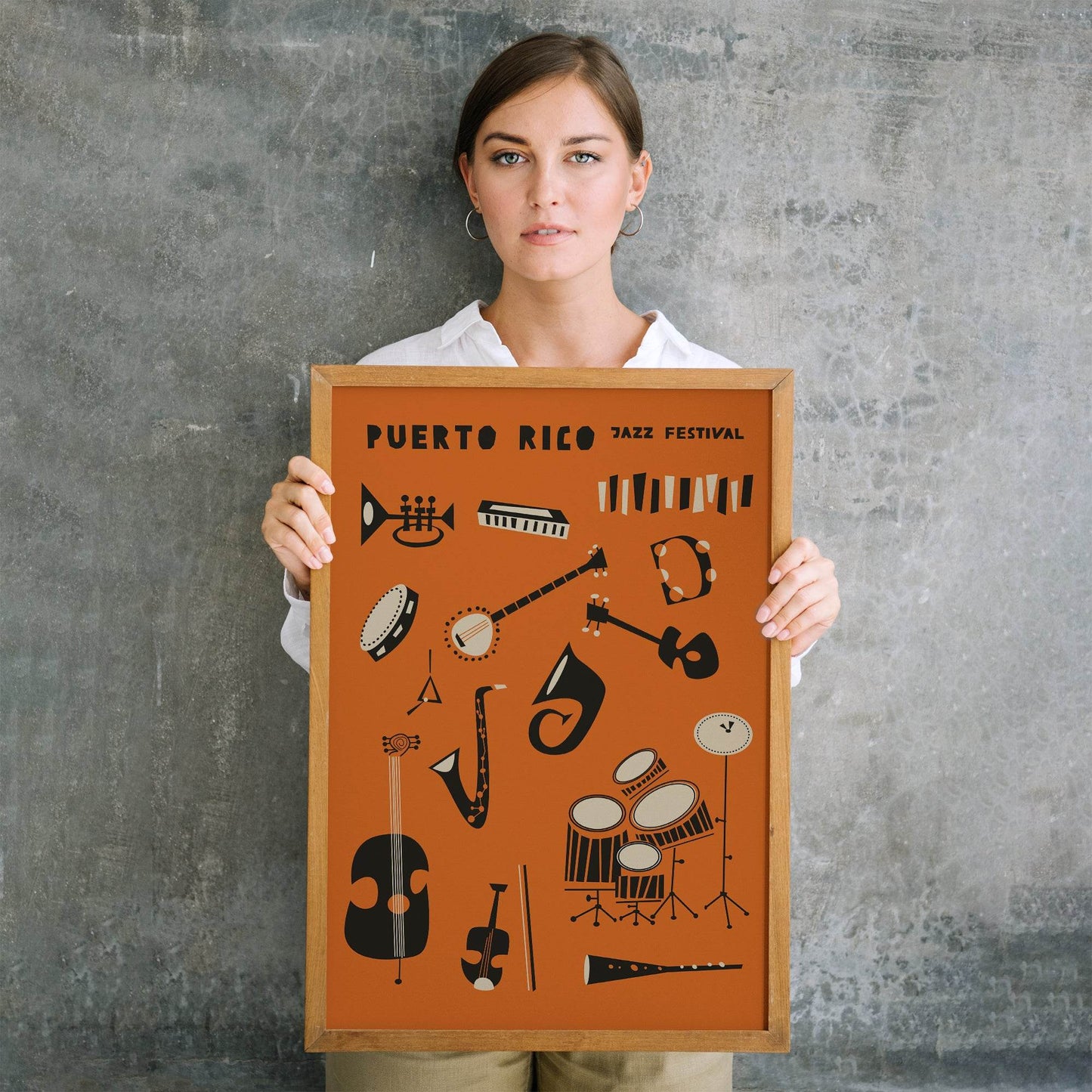 Puerto Rico Jazz Festival Poster - HypeSheriff Europe