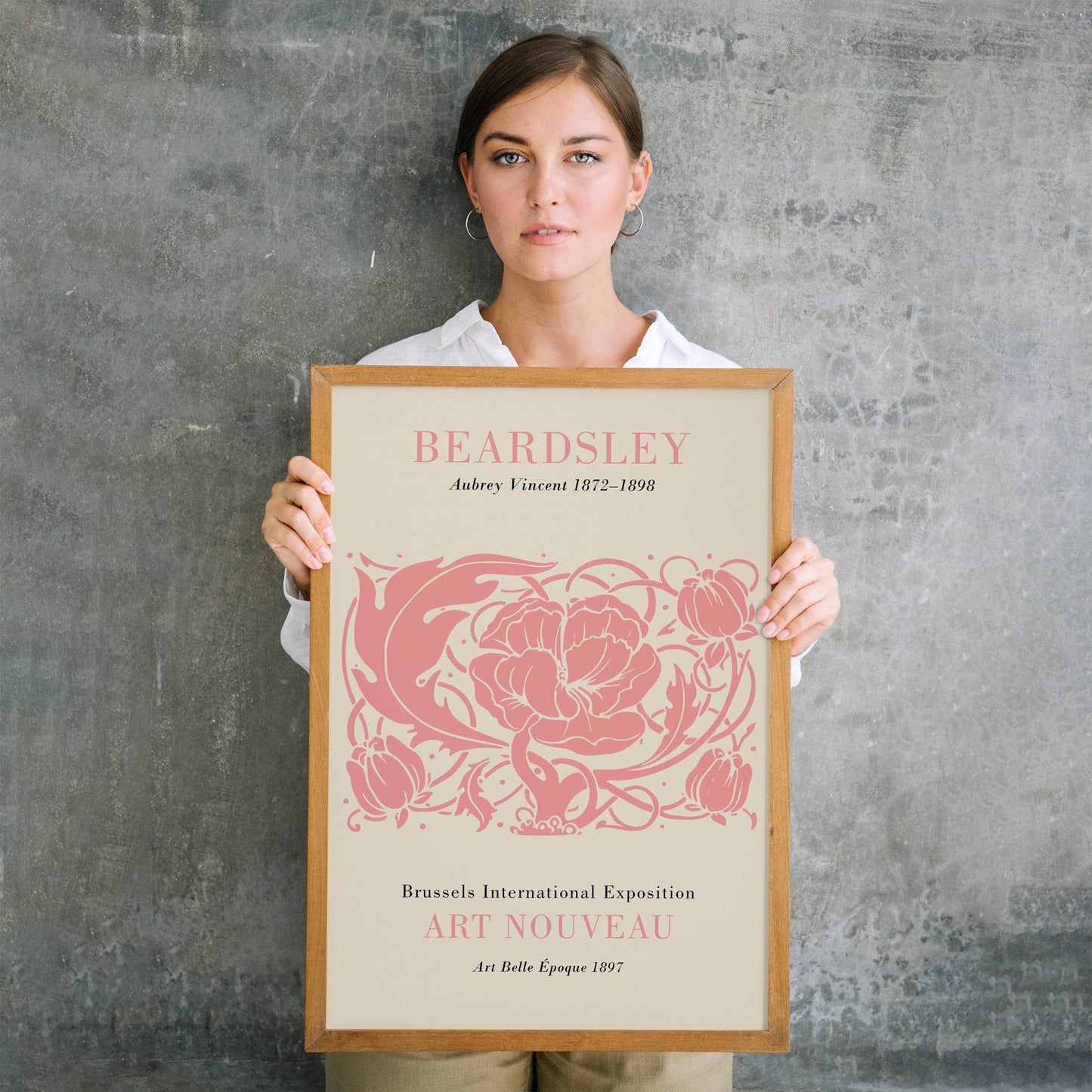 Art Nouveau Exhibition Poster - Pink - HypeSheriff Europe