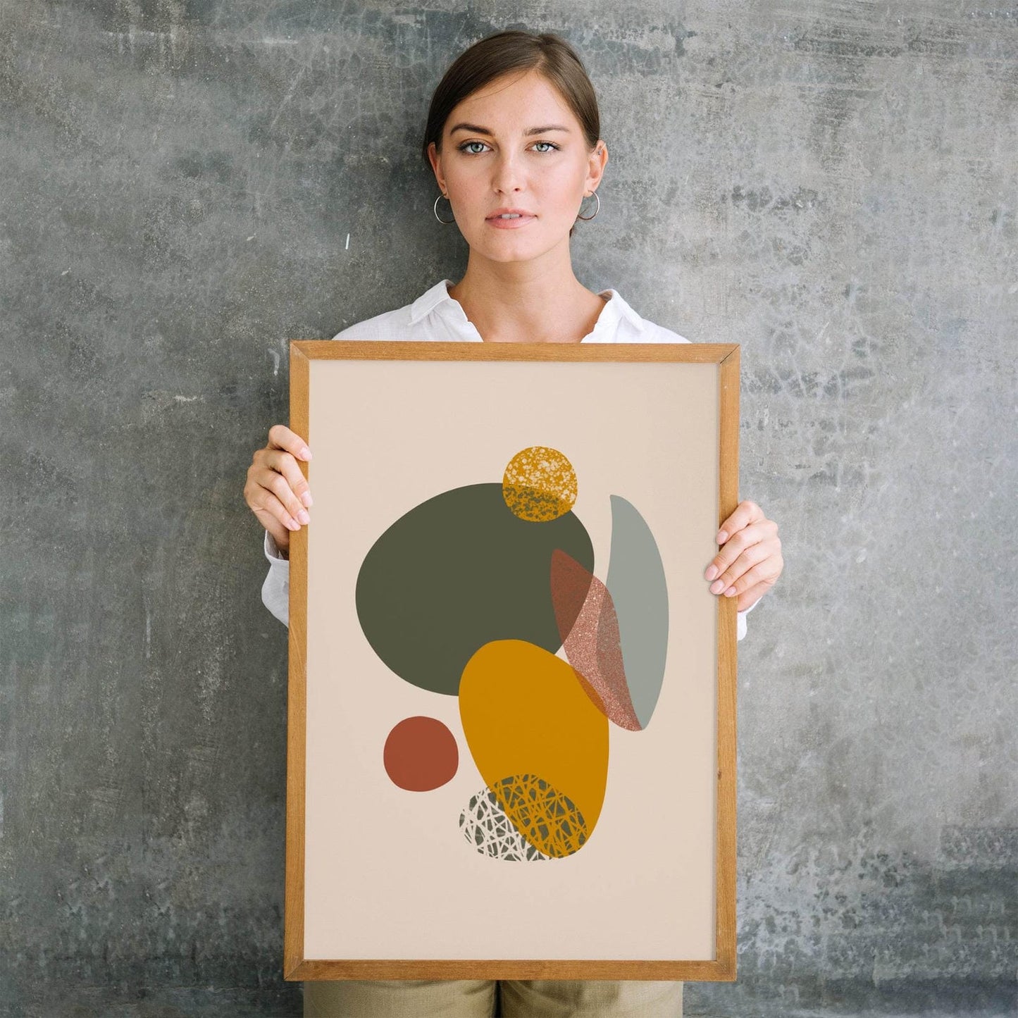 Abstract Composition Painting Reproduction - Giclee Print - HypeSheriff Europe