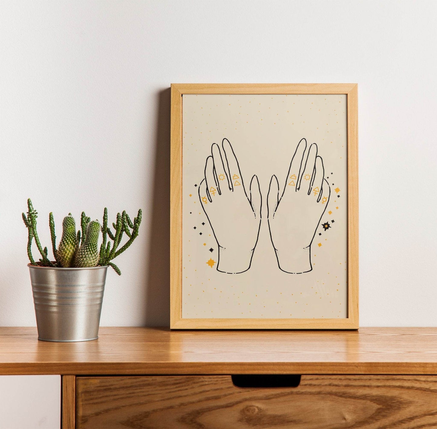 Boho Line Art Drawing Print - HypeSheriff Europe