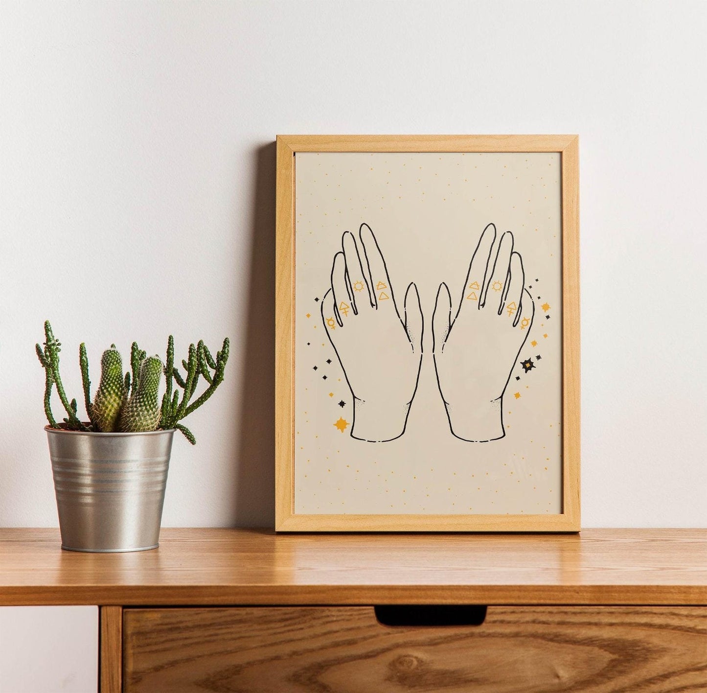 Boho Line Art Drawing Print - HypeSheriff Europe