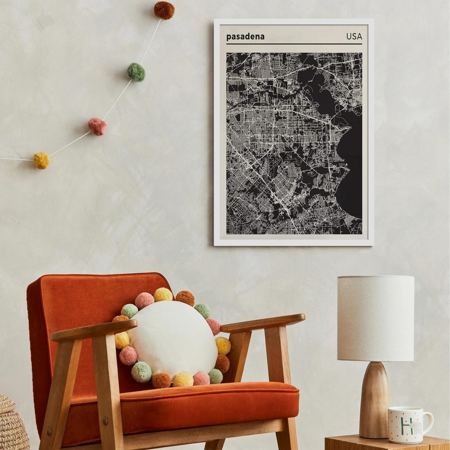 Pasadena, TX - City Map Poster