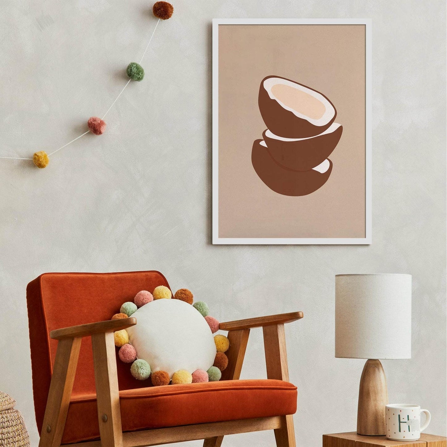 Coconut Minimalist Poster - HypeSheriff Europe