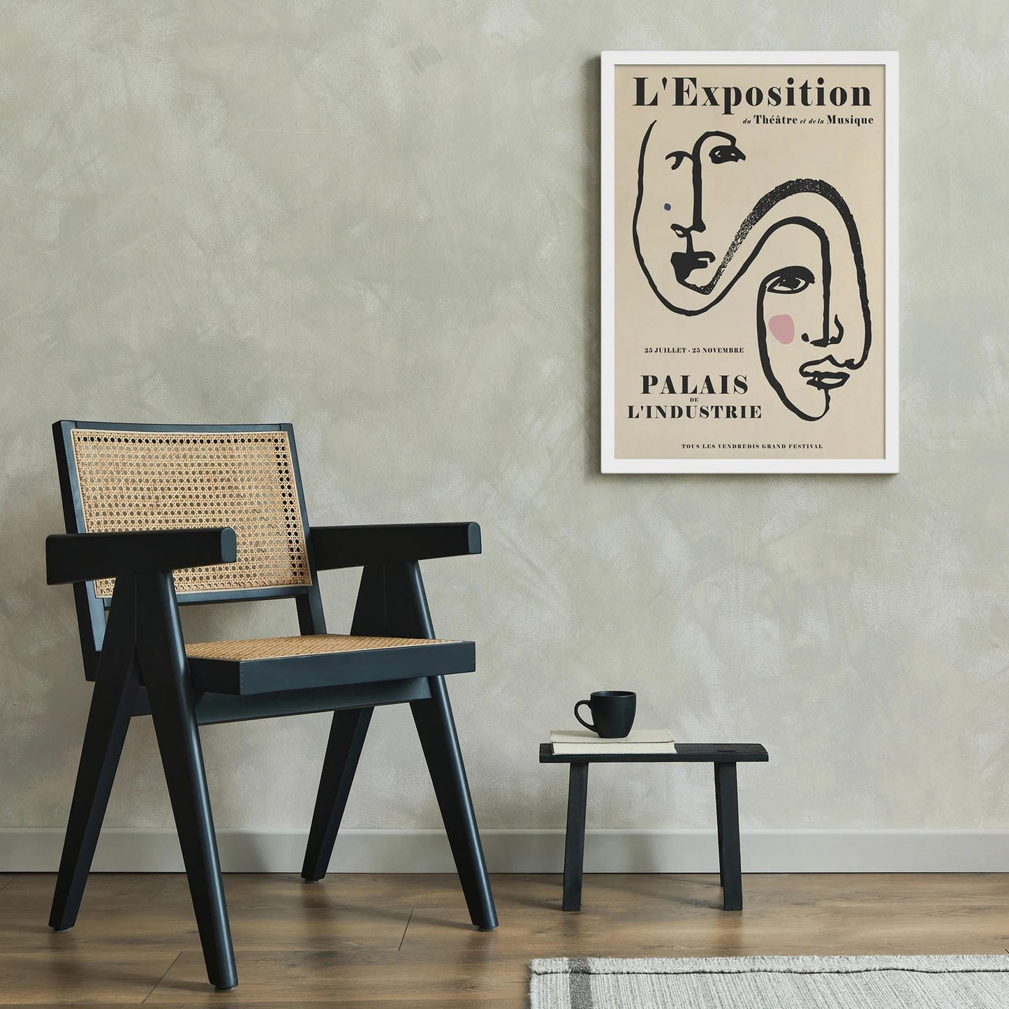 French Retro Theater Poster