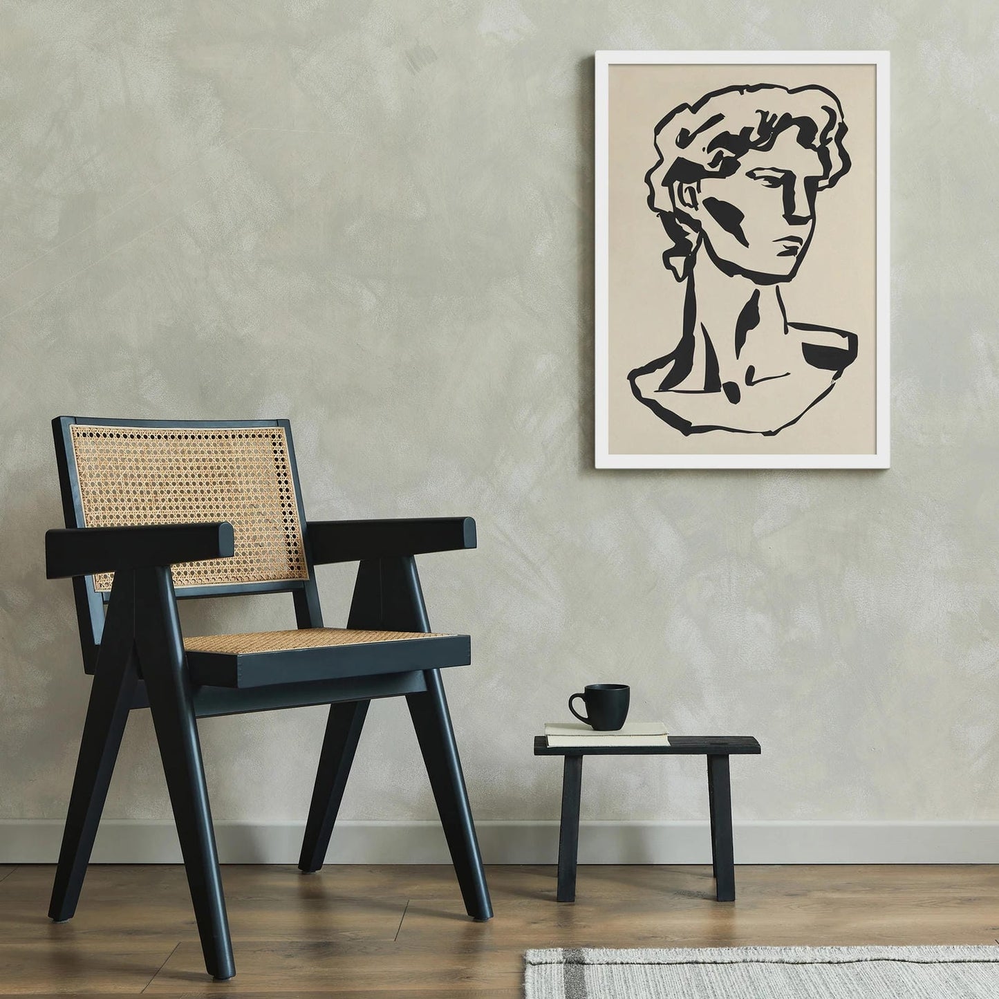 Antique David Statue Poster