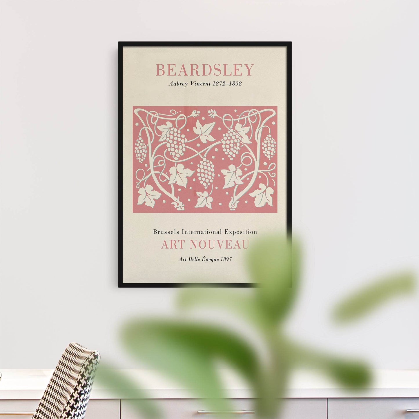 Beardsley Art Nouveau Art Print - HypeSheriff Europe