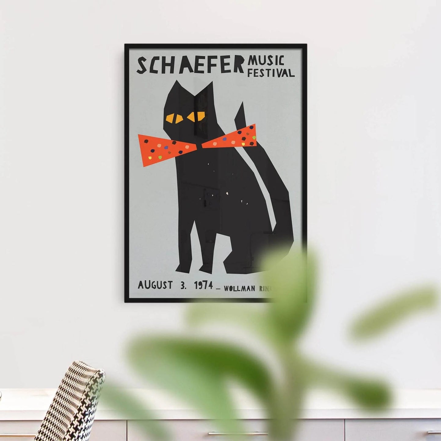 Jazz Festival Cat Poster - HypeSheriff Europe