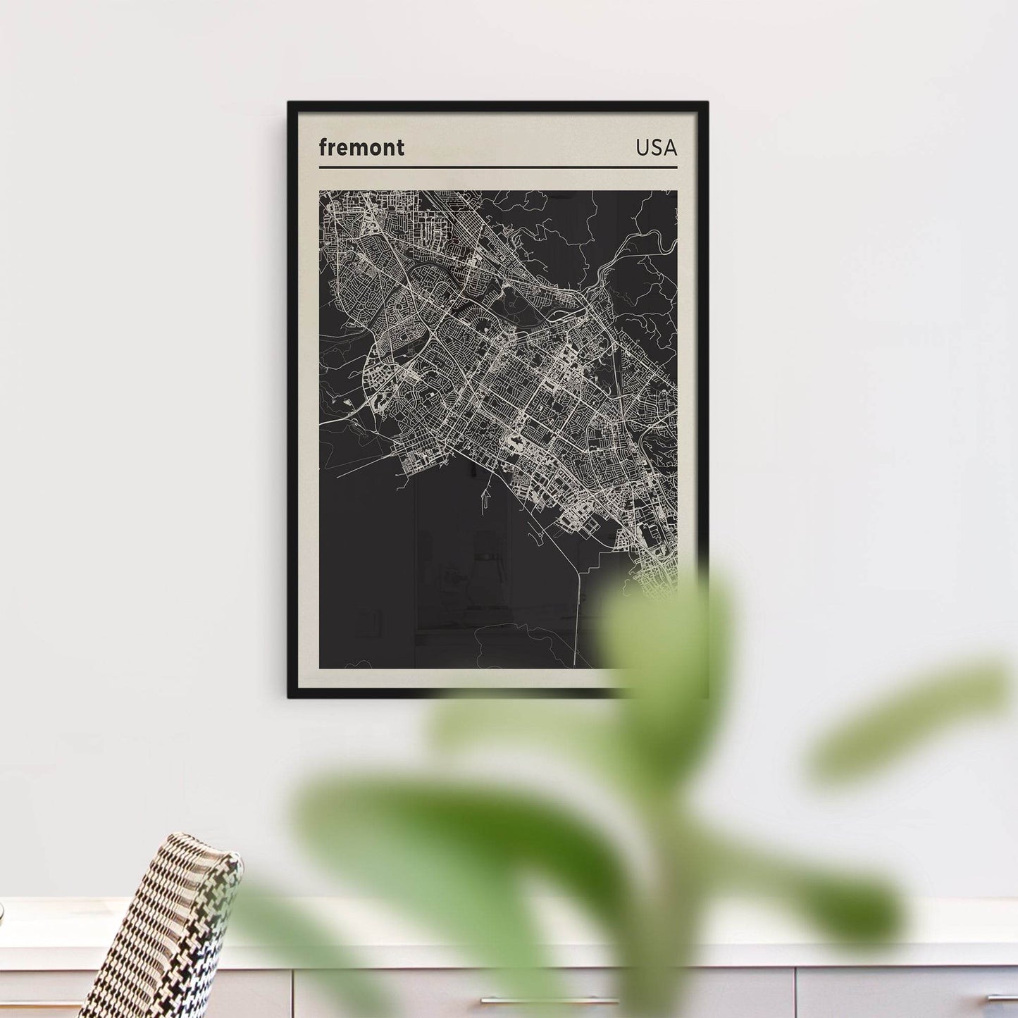 Fremont Map Poster - HypeSheriff Europe