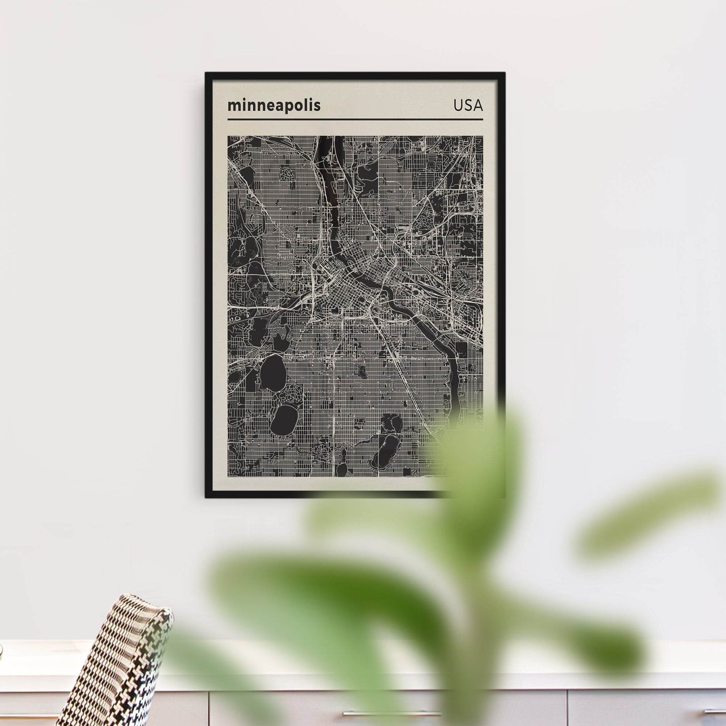 Minneapolis Map Poster - HypeSheriff Europe