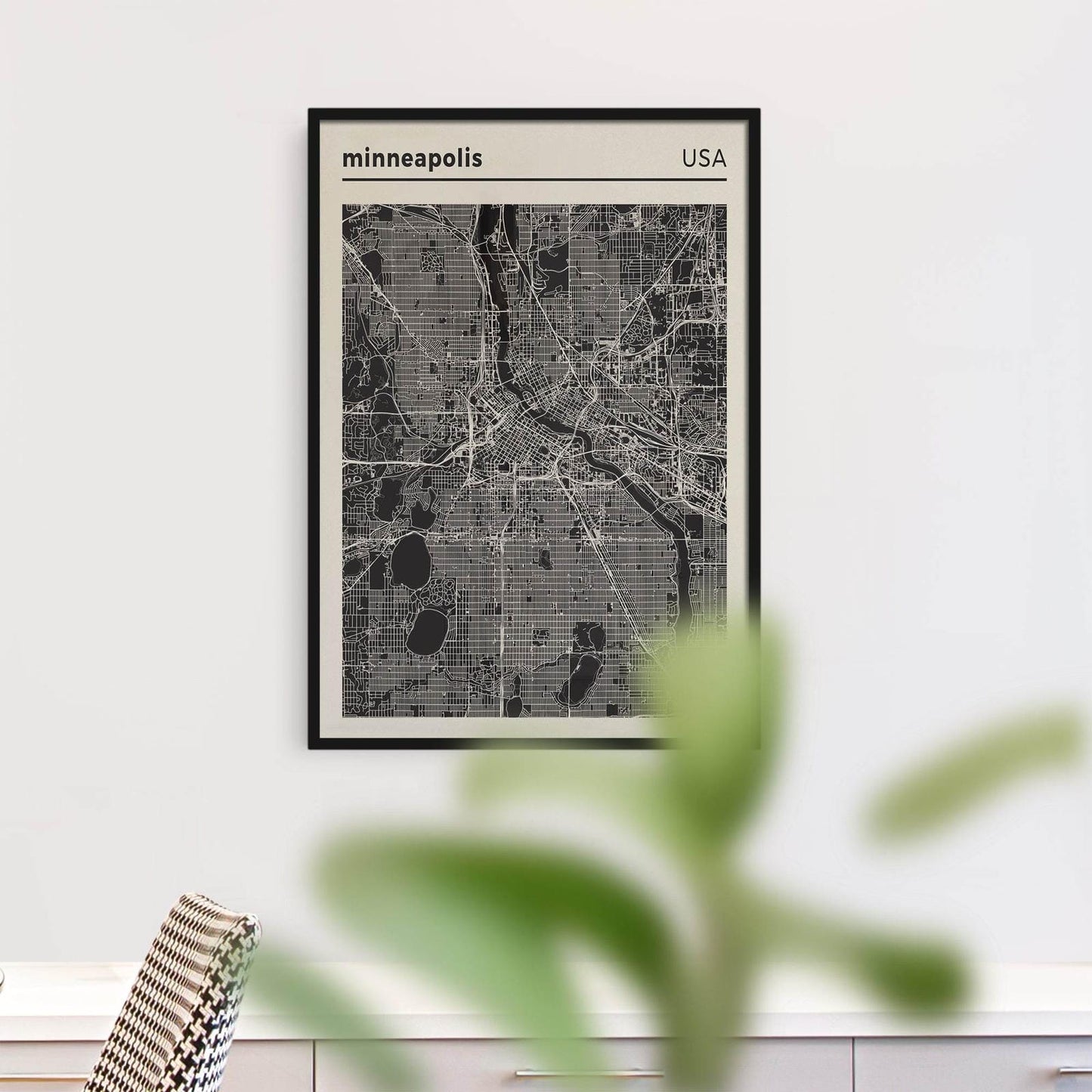 Minneapolis Map Poster - HypeSheriff Europe