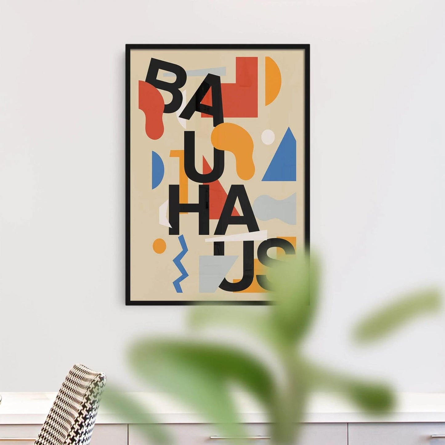 Typographic Bauhaus Poster - HypeSheriff Europe