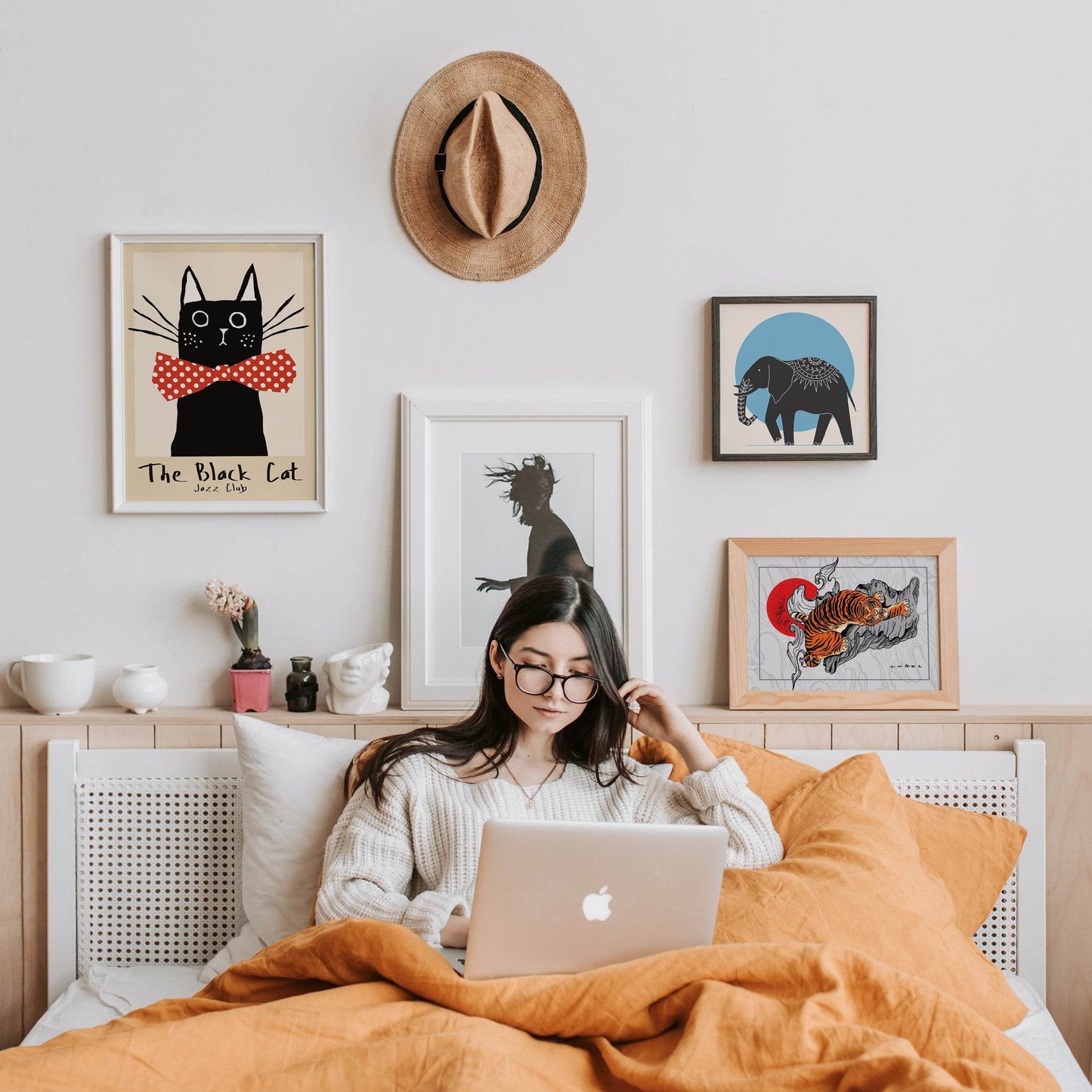 The Black Cat Jazz Poster - HypeSheriff Europe