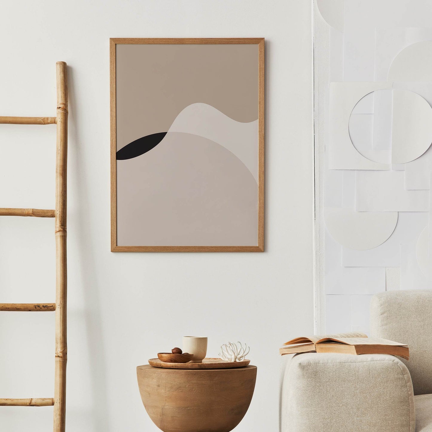 Beige Minimalist Art Print 02 - HypeSheriff Europe