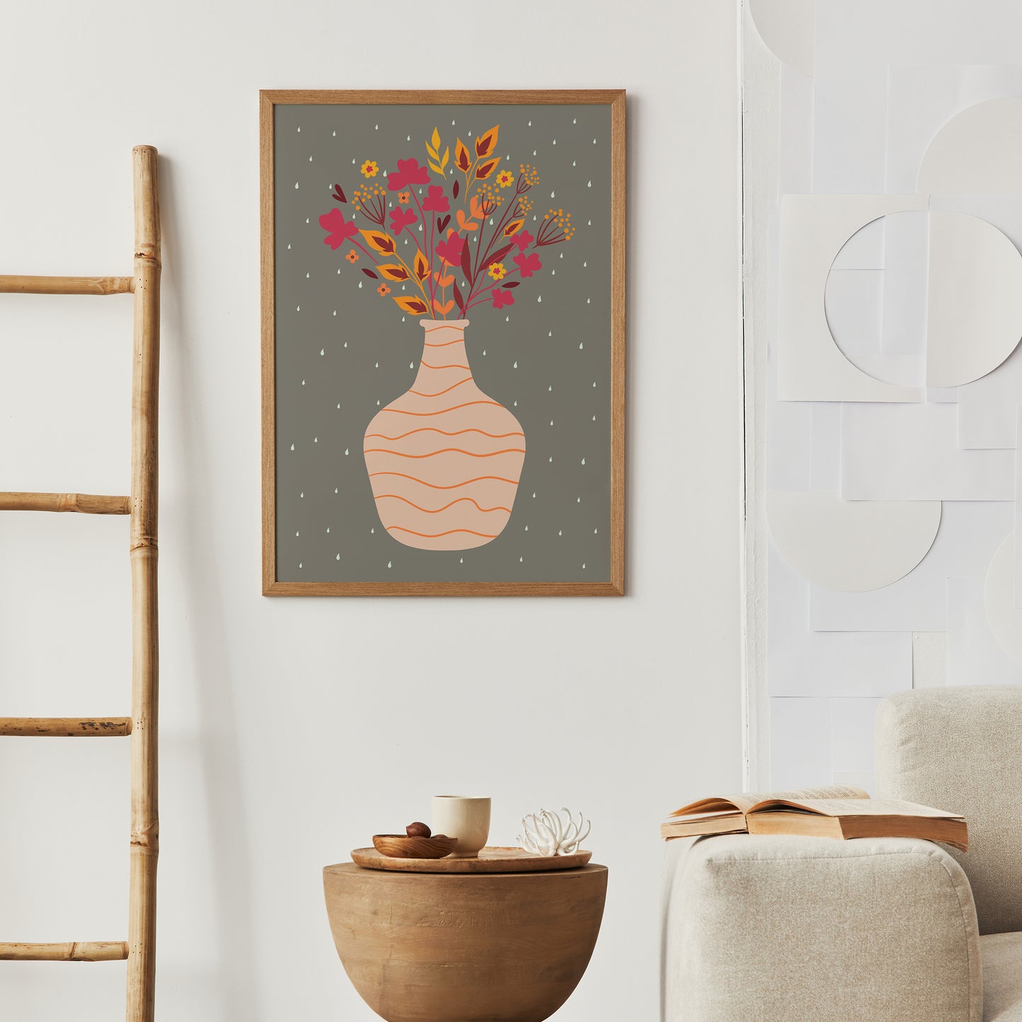 Wall Art Bouquet Illustration Print