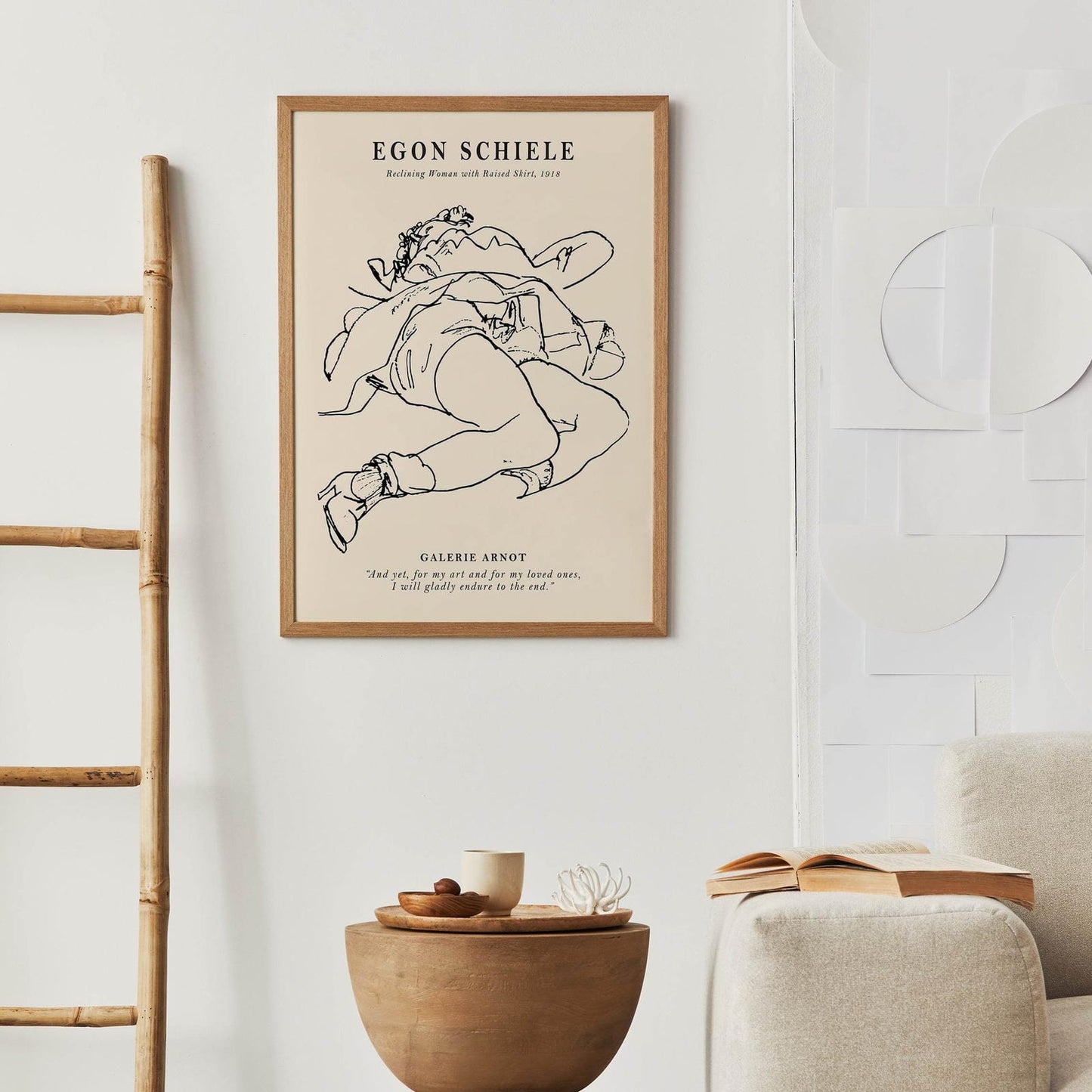 Schiele Line Art Poster - HypeSheriff Europe