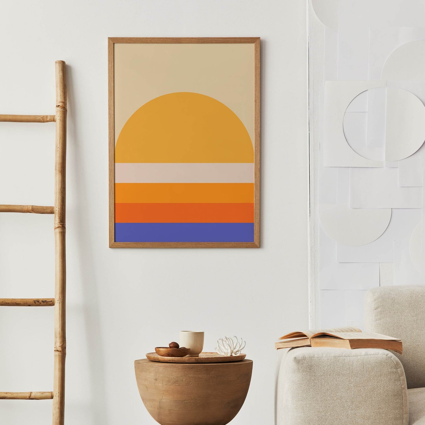 Minimalist Sunset - Geometric Wall Art Poster - HypeSheriff Europe