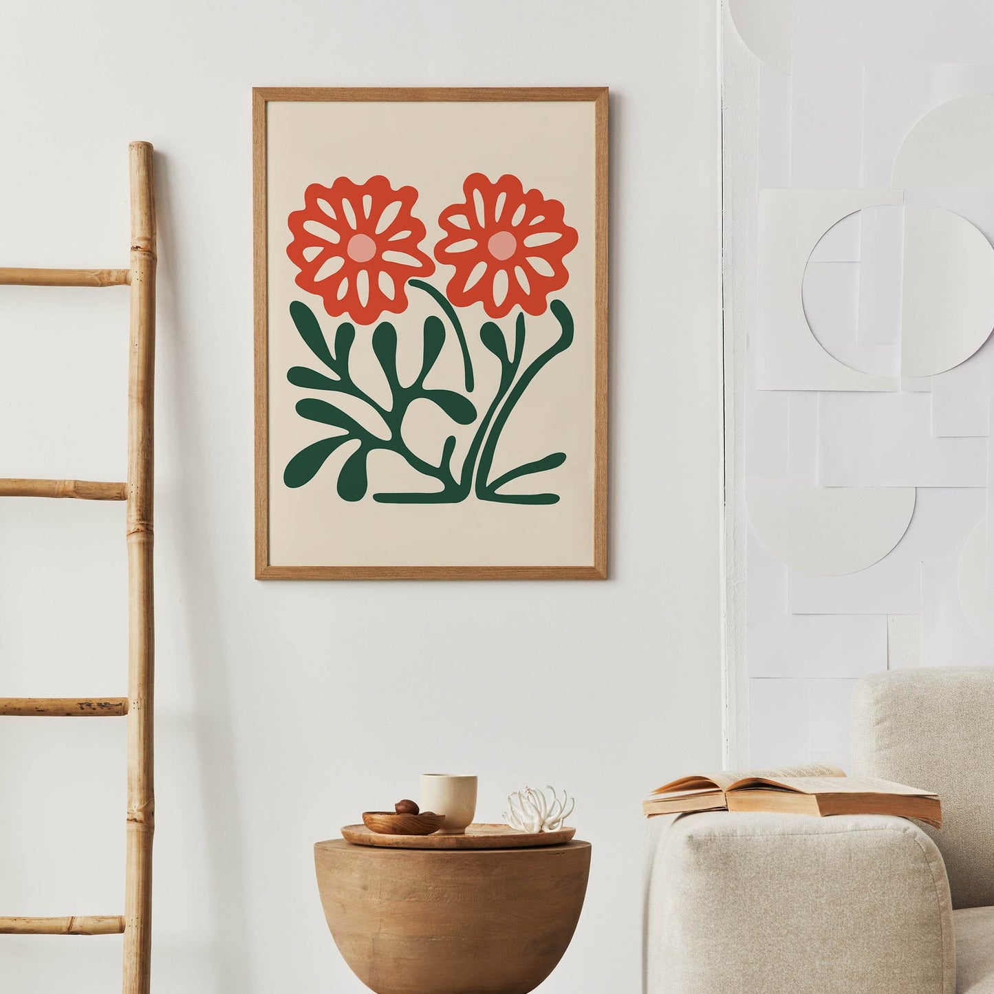 Secession Bouquet - Retro Floral Poster - HypeSheriff Europe