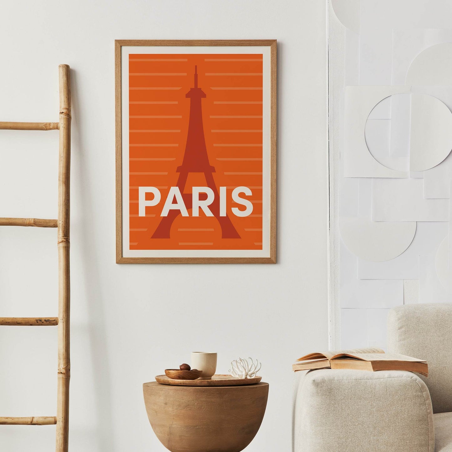 Minimalist Paris Poster - Eiffel Tower Illustration - HypeSheriff Europe
