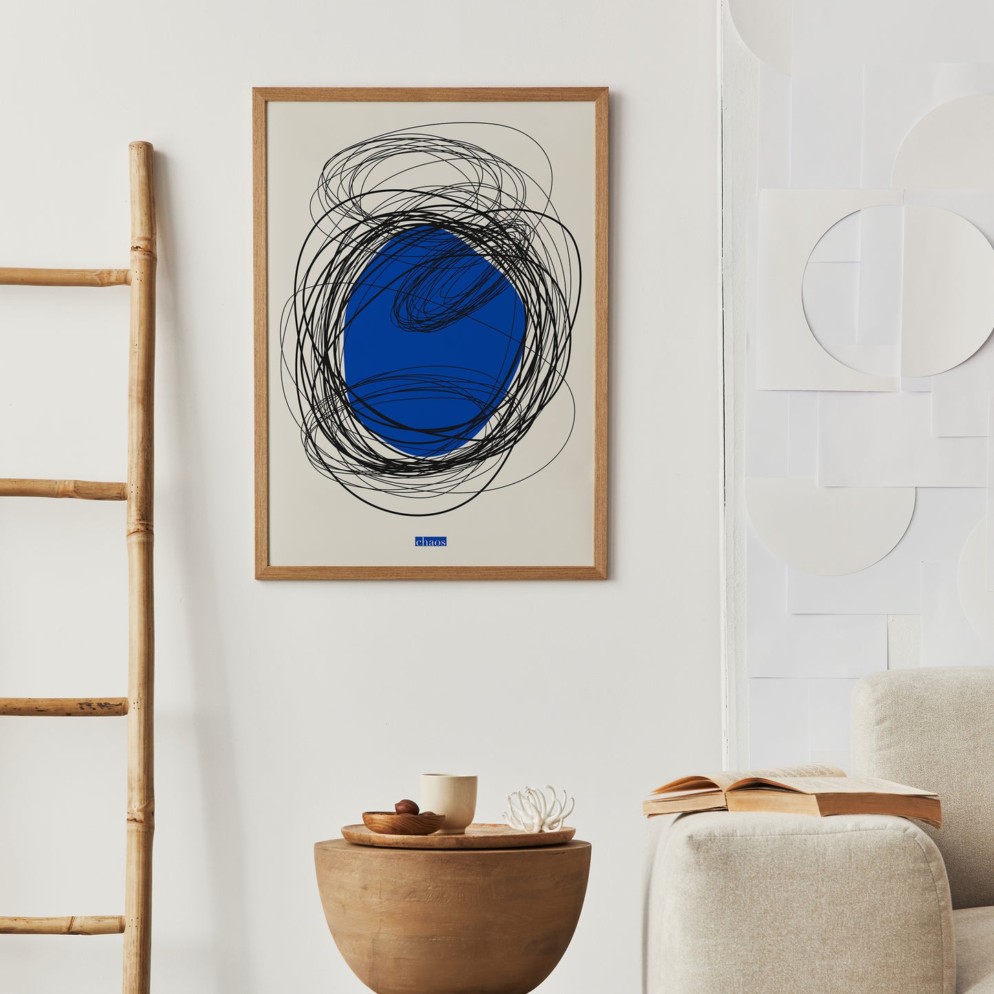 CHAOS - scandinavian wall art poster
