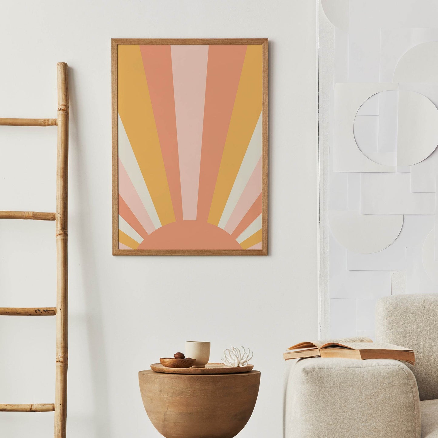 Mid Century Modern Sun Print - HypeSheriff Europe