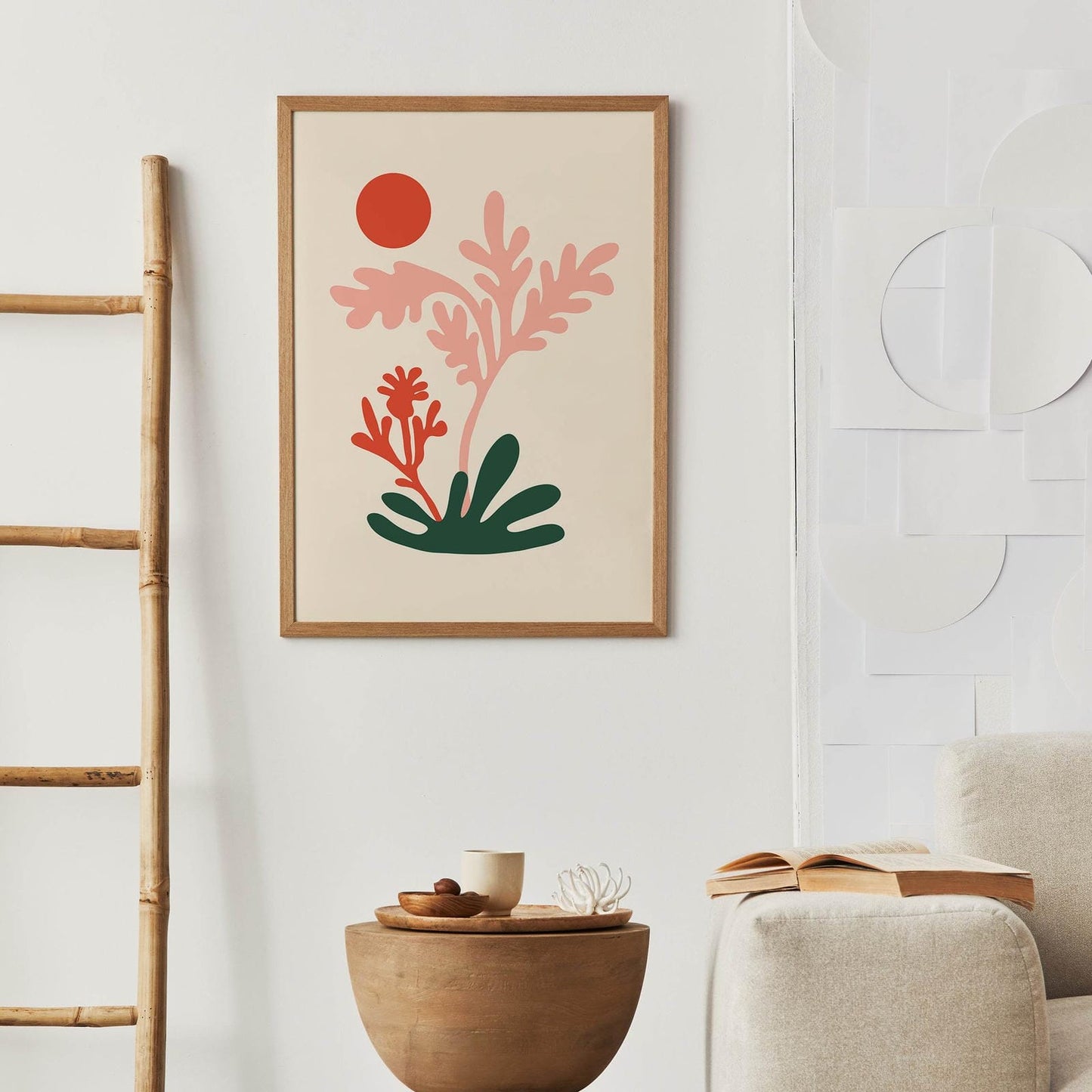 Tropical Bouquet - Minimalist Floral Art Print - HypeSheriff Europe