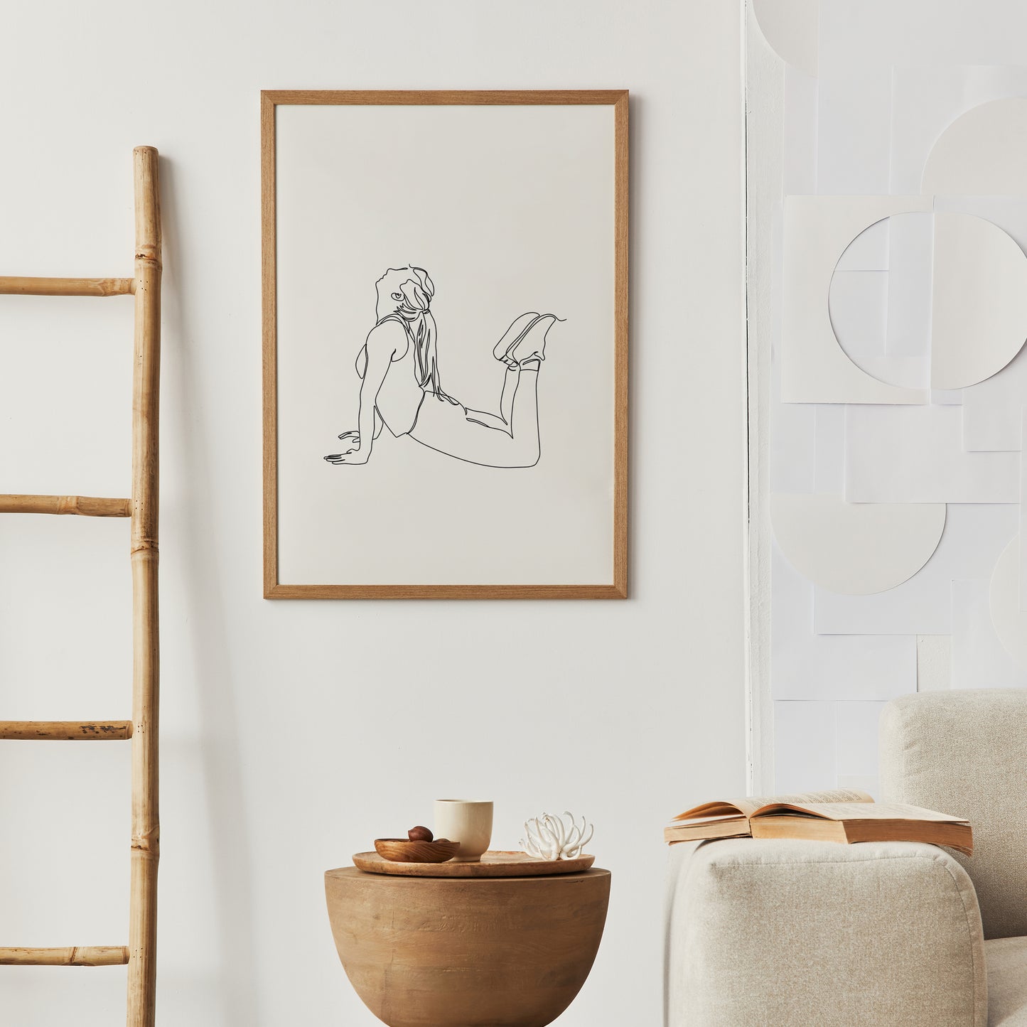 Set of 3 Matching Yoga Line Art Prints