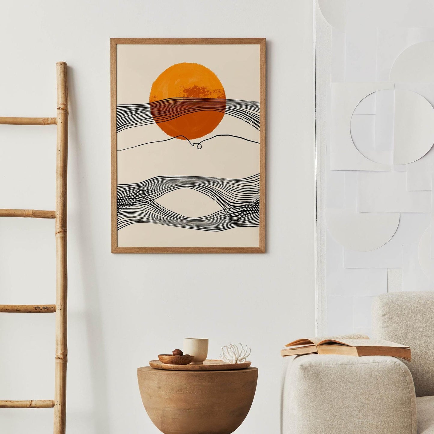 Abstract Sunset Illustration Print - HypeSheriff Europe