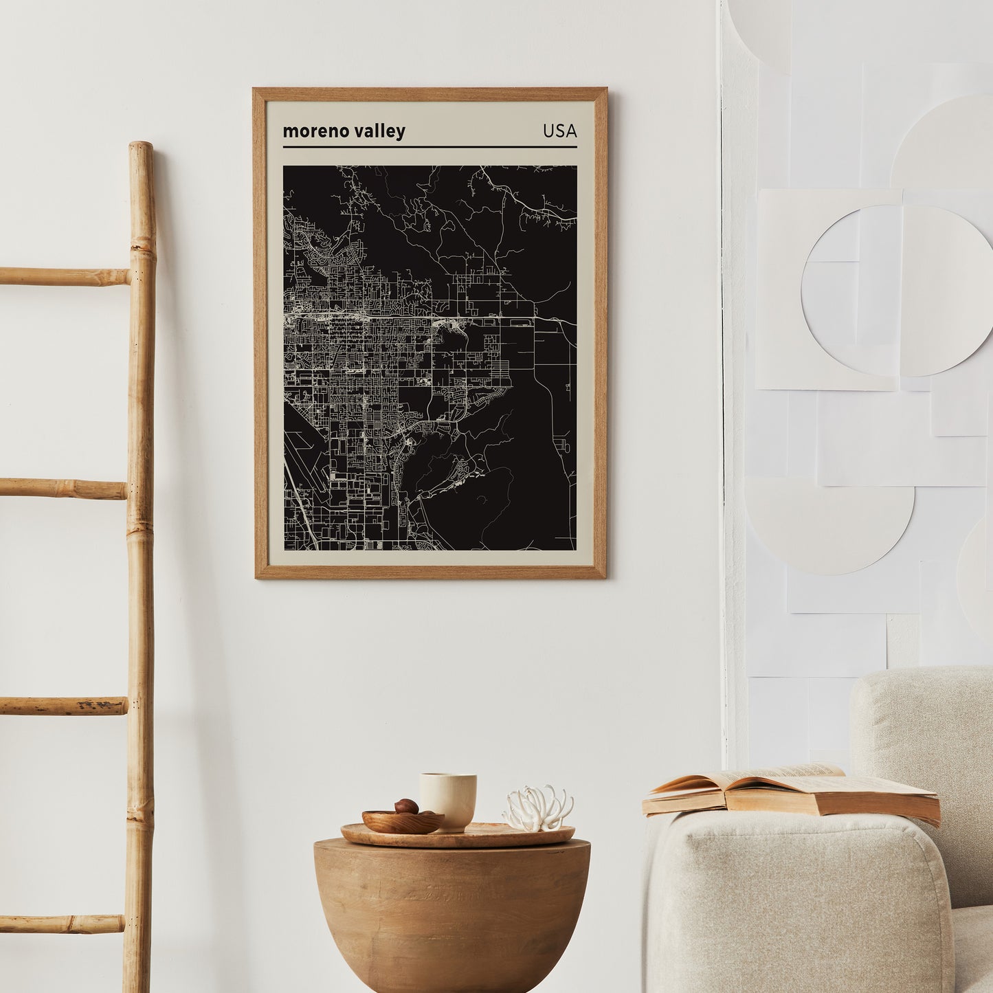 Moreno Valley USA - City Map Poster