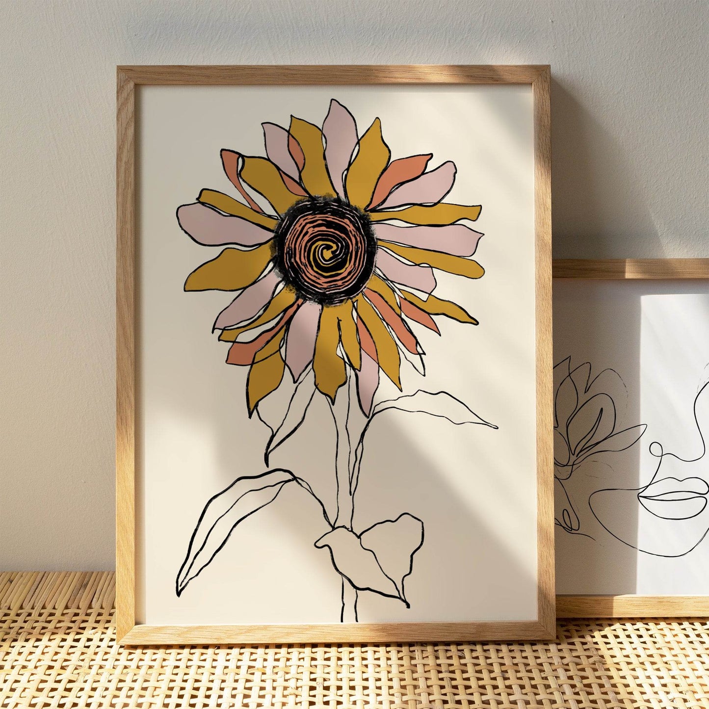 Sunflower Drawing Print - HypeSheriff Europe