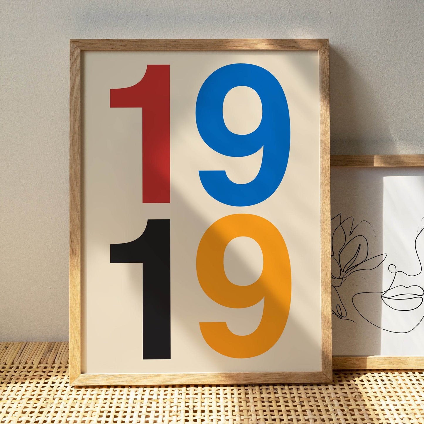 1919 THE YEAR OF BAUHAUS POSTER - HypeSheriff Europe