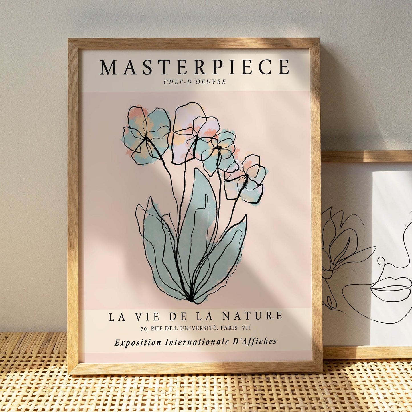 Floral Drawing Art Print - HypeSheriff Europe