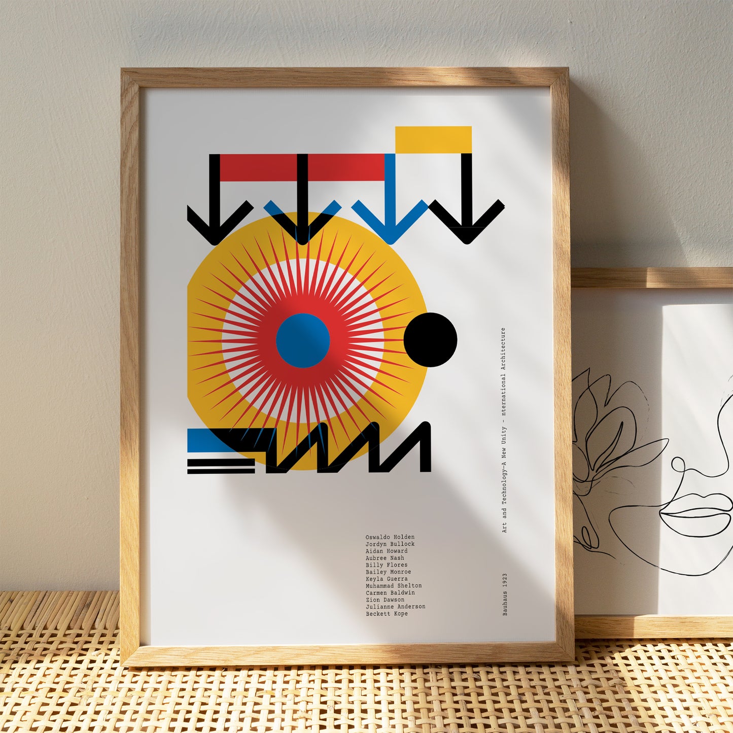 Bauhaus Sunset Poster