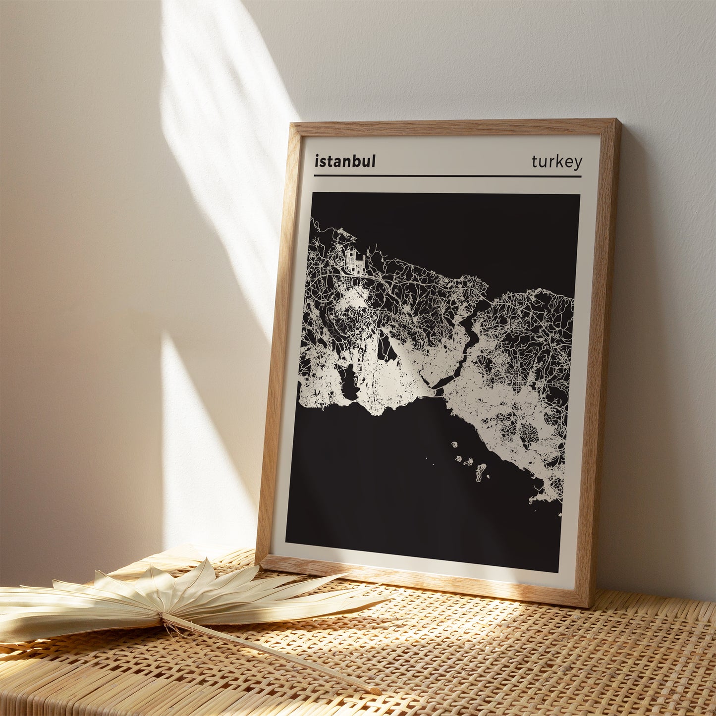 Istanbul, Turkey - City Map Poster